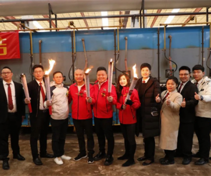 薪火燃未來，品質新強盛|新強盛企業(yè)智能生產(chǎn)線窯爐盛大點火