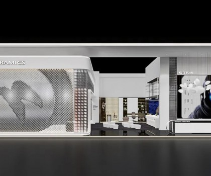 火爆出圈|宏宇陶瓷旗艦新品ROLLS瑰麗石亮相廣州設計周，收獲各方贊譽~