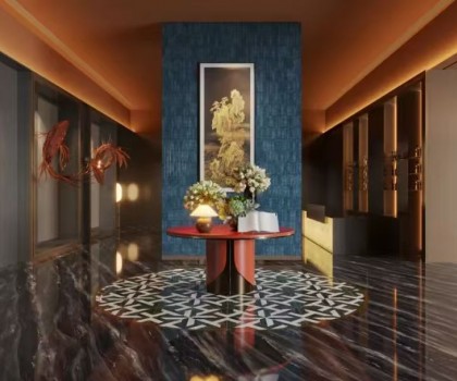 薩米特·靈感丨輕奢會所相遇瓷磚藝術，構筑非凡空間意境！